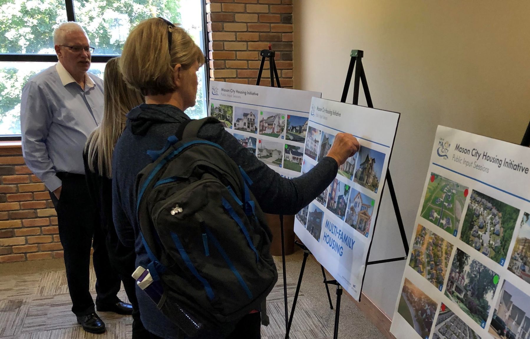 Mason City housing needs event- Stickers